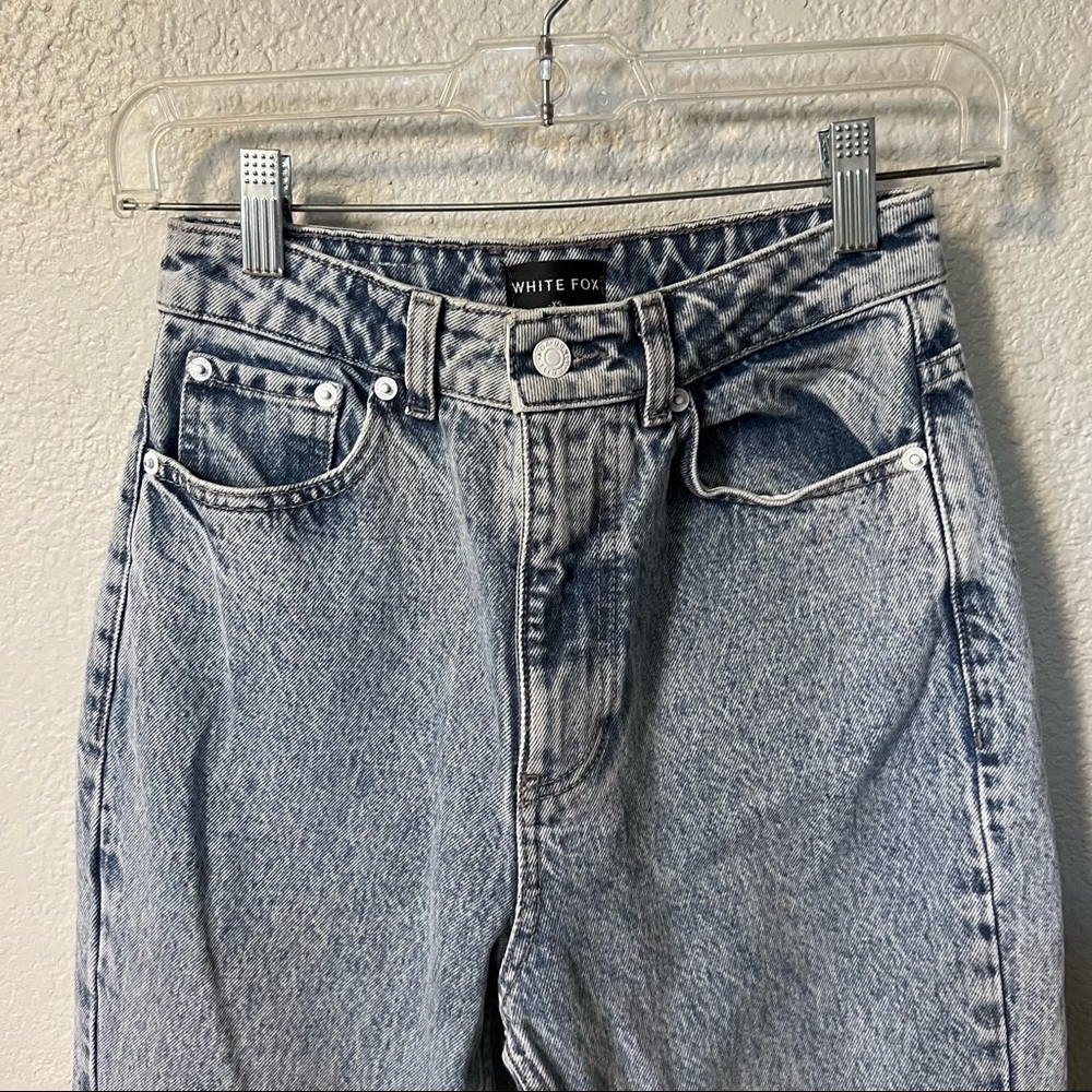 White Fox Boutique Light Blue Boyfriend Jeans